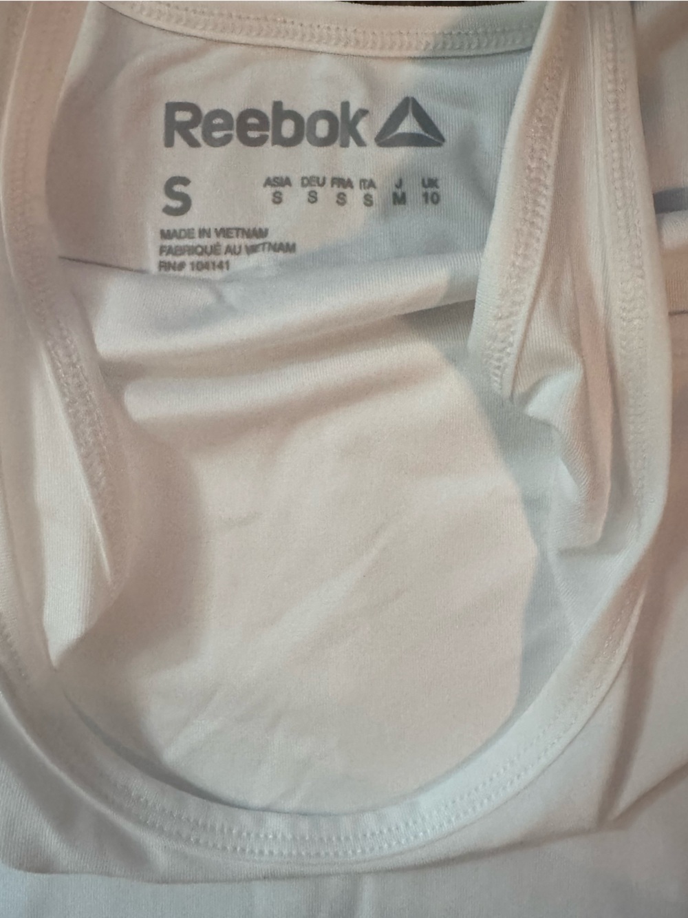 Reebok Women's Pale Pink Strappy Racerback Tank - Picture 2 of 2